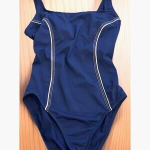 Vintage Anne Cole Collection Royal Blue Swimsuit - One Piece- Size 8 Y2K 2005